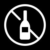 Negative Alcohol Cessation (Health Icons) Free Open-Source SVG Icon