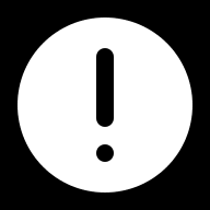 Negative Alert Circle (Health Icons) Free Open-Source SVG Icon