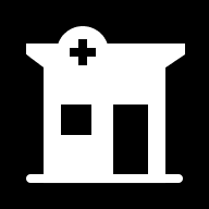 Negative Ambulatory Clinic (Health Icons) Free Open-Source SVG Icon