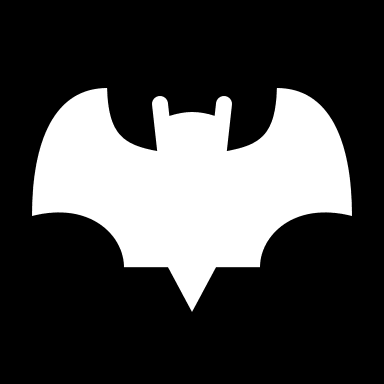 Negative Bat Animal Free Open-Source SVG Icon (Health Icons)