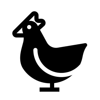 Chicken Animal Free Open-Source SVG Icon (Health Icons)