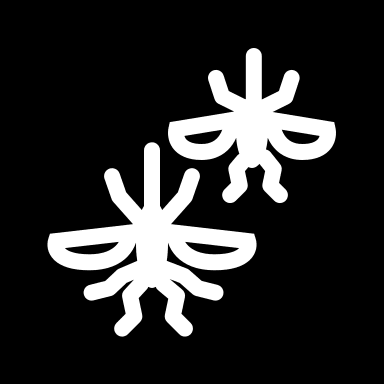 Negative Mosquito Illustration (Health Icons) Free Open-Source SVG Icon (Health Icons)