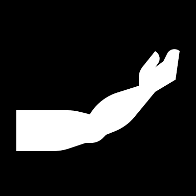 Negative Arm Health Assessment Free Open-Source SVG Icon (Health Icons)