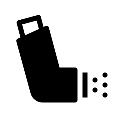 Asthma Inhaler (Health Icons) Free Open-Source SVG Icon (Health Icons)