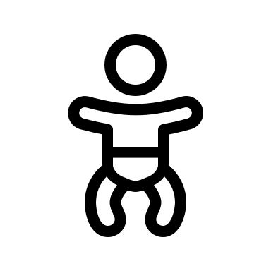 Baby Growth Chart (Outline) Free Open-Source SVG Icon (Health Icons)