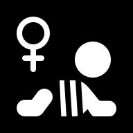 Female Baby Negative (Health Icons) Free Open-Source SVG Icon