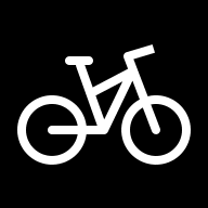 Negative Bike Symbol Free Open-Source SVG Icon