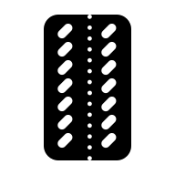 Oval Blister Pills (Health Icons) Free Open-Source SVG Icon