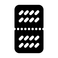 Oval Blister Pills (Health Icons) Free Open-Source SVG Icon