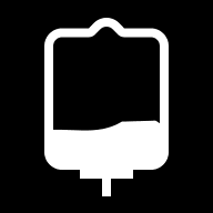 Negative Blood Bag Free Open-Source SVG Icon