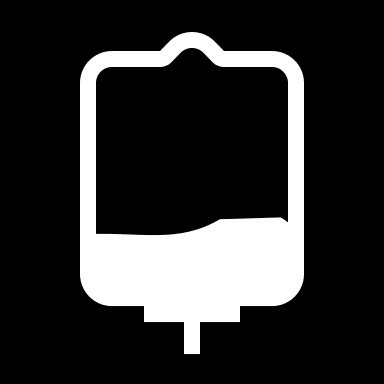 Negative Blood Bag Free Open-Source SVG Icon (Health Icons)