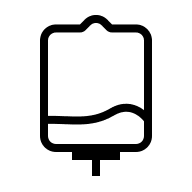 Blood Bag (Outline) Free Open-Source SVG Icon