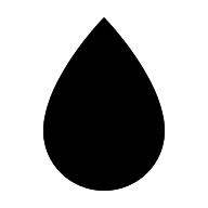 Blood Drop Symbol Free Open-Source SVG Icon