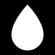 Negative Blood Drop Free Open-Source SVG Icon