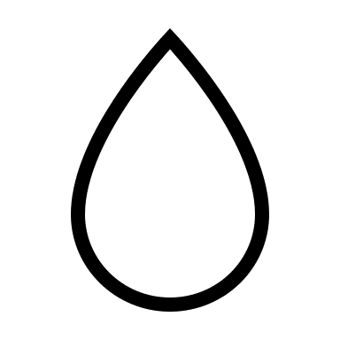 Blood Drop (Outline) Free Open-Source SVG Icon (Health Icons)