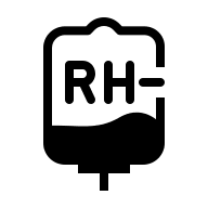 Rh-N Blood Type (Health) Free Open-Source SVG Icon