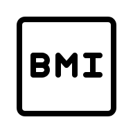 Body Mass Index (Outline) Free Open-Source SVG Icon