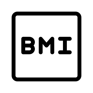 Body Mass Index (Outline) Free Open-Source SVG Icon (Health Icons)