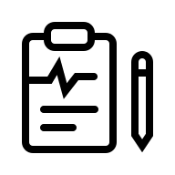 Cardiogram Heartbeat Monitor (Outline) Free Open-Source SVG Icon