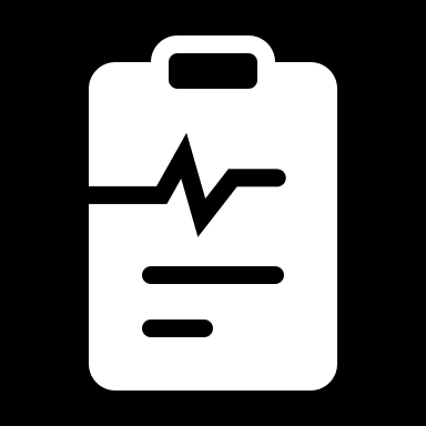 Negative Cardiogram (Health Icons) Free Open-Source SVG Icon (Health Icons)