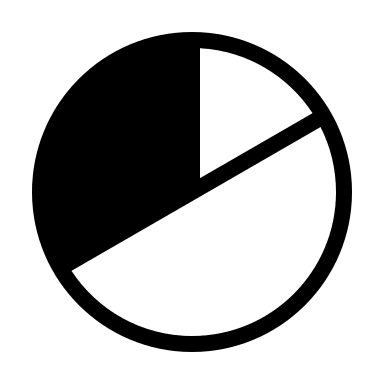 Pie Chart Representation Free Open-Source SVG Icon (Health Icons)