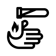 Chemical Burn Treatment (Outline) Free Open-Source SVG Icon