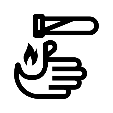 Chemical Burn Treatment (Outline) Free Open-Source SVG Icon (Health Icons)