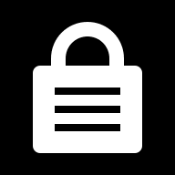 Secure User Interface Negative State Free Open-Source SVG Icon