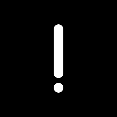 Negative Warning Alert Free Open-Source SVG Icon (Health Icons)