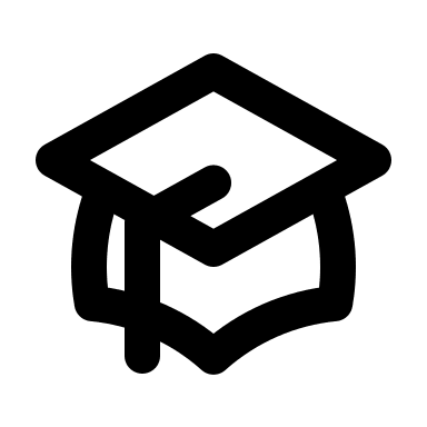 Academic Cap (Outline) Free Open-Source SVG Icon (HeroIcons v1 Outline)