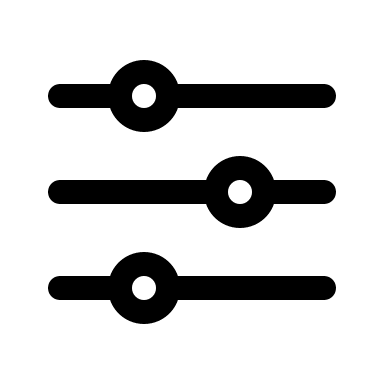 Horizontal Adjustments Controls (Outline) Free Open-Source SVG Icon (HeroIcons v1 Outline)