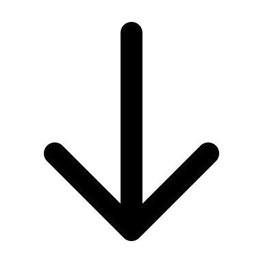 Downward Arrow (Outline) Free Open-Source SVG Icon (HeroIcons v1 Outline)