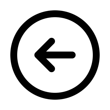 Left Arrow in Circle (Outline) Free Open-Source SVG Icon (HeroIcons v1 Outline)