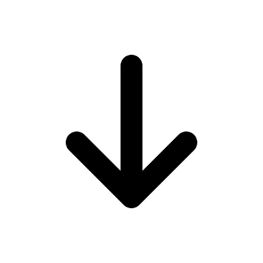 Small Downward Arrow (Outline) Free Open-Source SVG Icon (HeroIcons v1 Outline)