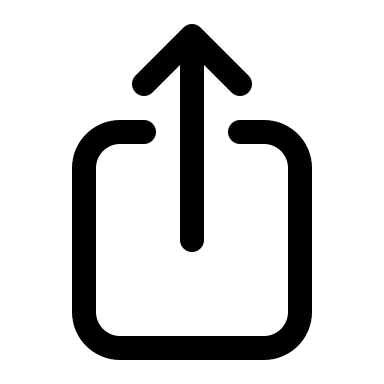 Arrow Up on Square Button (Outline) Free Open-Source SVG Icon (HeroIcons v1 Outline)