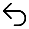 Left U-Turn Arrow (Outline) Free Open-Source SVG Icon