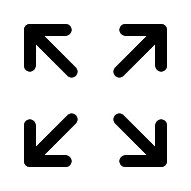 Arrows Pointing Outward (Outline) Free Open-Source SVG Icon (HeroIcons v1 Outline)