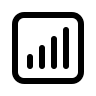 Square Bar Chart (Outline) Free Open-Source SVG Icon