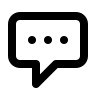 Alternative Chat Interface (Outline) Free Open-Source SVG Icon