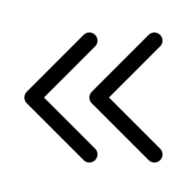 Double Chevron Left Arrow (Outline) Free Open-Source SVG Icon (HeroIcons v1 Outline)