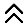 Double Chevron Up Arrow (Outline) Free Open-Source SVG Icon