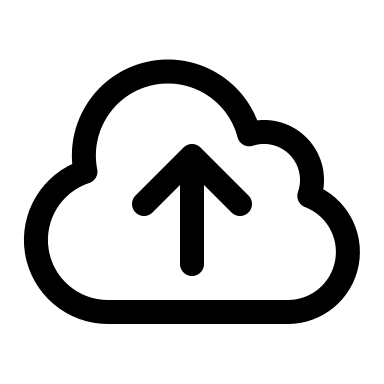 Cloud Upload Arrow (Outline) Free Open-Source SVG Icon (HeroIcons v1 Outline)