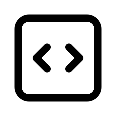 Square Code Bracket (Outline) Free Open-Source SVG Icon (HeroIcons v1 Outline)