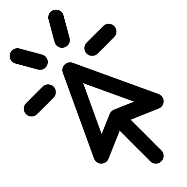 Cursor Click Action (Outline) Free Open-Source SVG Icon (HeroIcons v1 Outline)