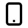 Mobile Device (Outline) Free Open-Source SVG Icon