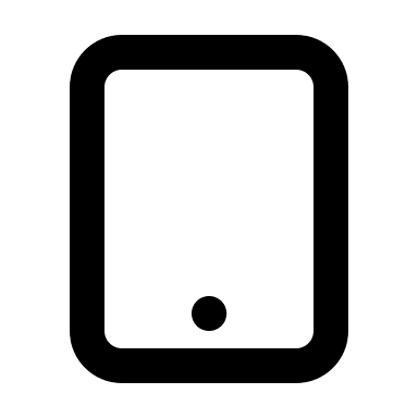 Tablet Device (Outline) Free Open-Source SVG Icon (HeroIcons v1 Outline)