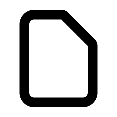 Document (Outline) Free Open-Source SVG Icon (HeroIcons v1 Outline)