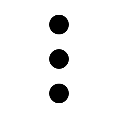 Vertical Dots Menu (Outline) Free Open-Source SVG Icon (HeroIcons v1 Outline)