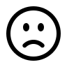 Frowning Face (Outline) Free Open-Source SVG Icon