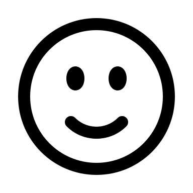 Smiling Face (Outline) Free Open-Source SVG Icon (HeroIcons v1 Outline)